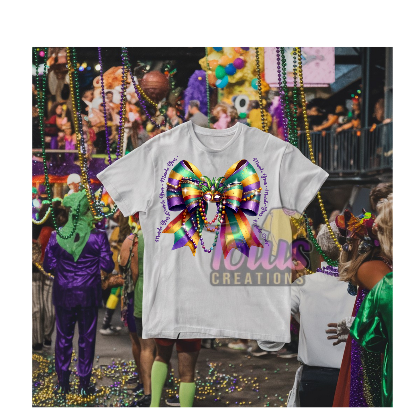 Mardi- Gras Short sleeve T-Shirt
