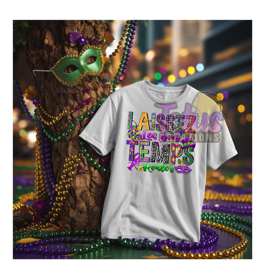 Mardi- Gras Short sleeve T-Shirt