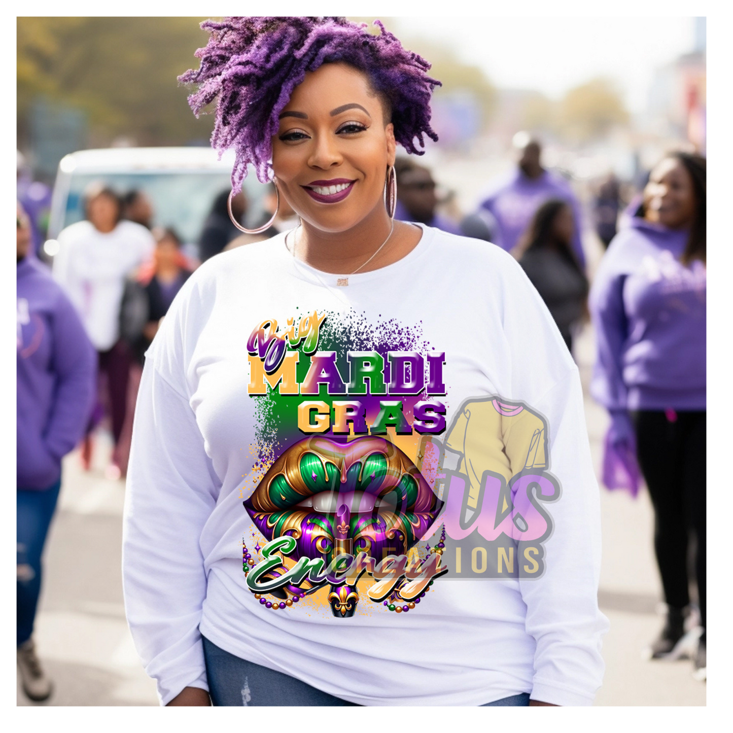 Mardi- Gras Short sleeve T-Shirt